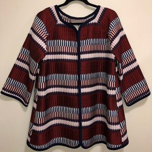 Tabitha Red and Blue Striped lady Jacket